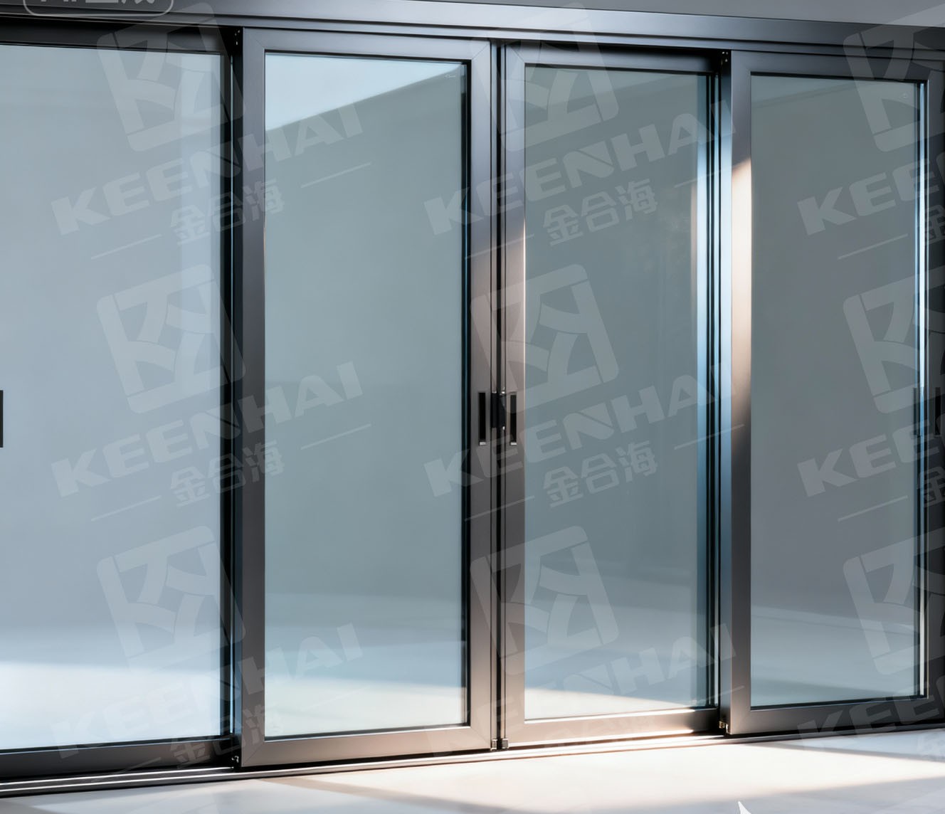 Soundproof Aluminum Triple-track Door Soundproof Aluminum Triple-track Door